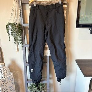 Helix Women M Black Snowboard Pants Insulated Lined Water Resistant Snow Ski